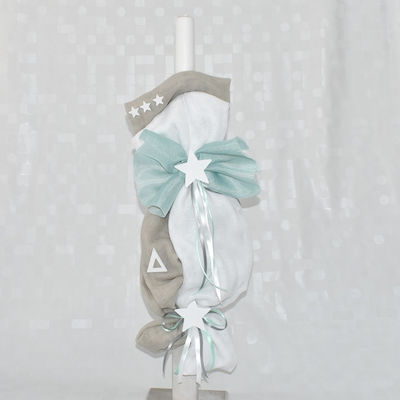 HAPPYNESS christening candle star