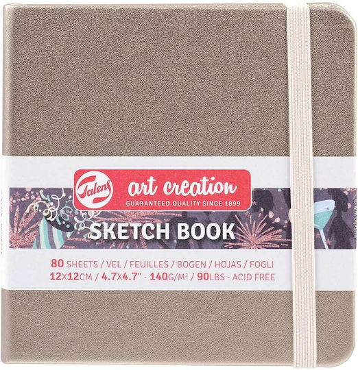 Royal Talens Μπλοκ Σχεδίου Sketchbook Art Creation Champagne Pink 12x12cm 80 Φύλλα