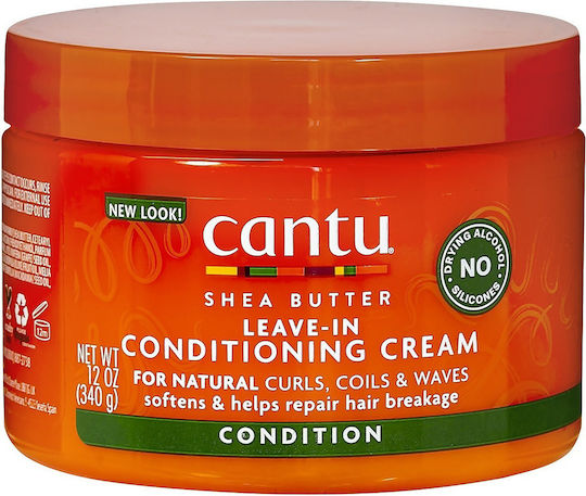 Cantu Shea Butter Leave In Conditioner Reconstruction/Nourishment for All Hair Types 340gr