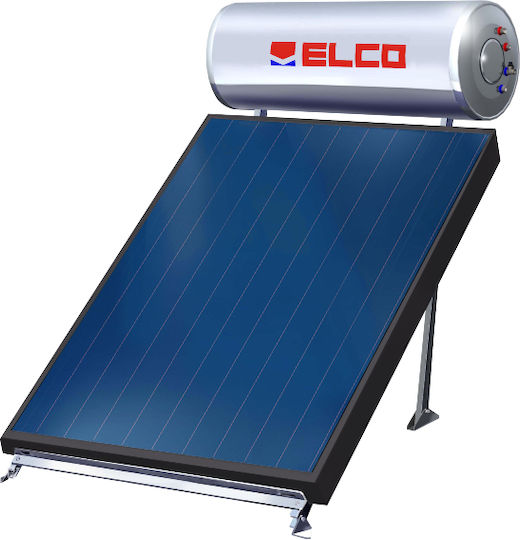 Elco Sol-Tech S2 Ηλιακός Θερμοσίφωνας 130 λίτρων Glass Διπλής Ενέργειας με 1.8τ.μ. Συλλέκτη