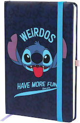 Mickey Mouse Clubhouse Lilo + Stitch Weirdos Set 4 Notebooks A5 with Elastic Blue