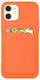 Hurtel Card Case Задна корица Силикон Оранжев (...