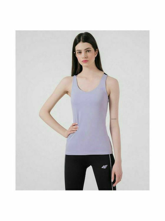 4F Women's Athletic Blouse Sleeveless Lilacc