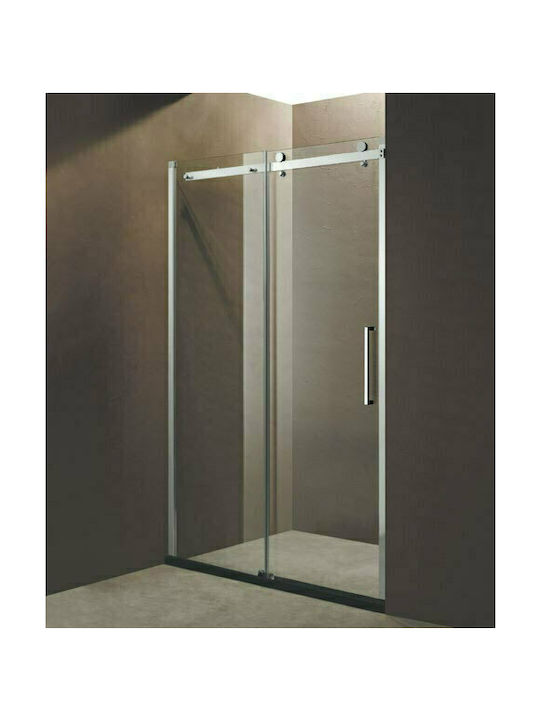 Karag New Elixir 500 NEL500100 Shower Screen for Shower with Sliding Door 100x194.3cm Clear Glass