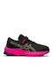 GT-1000 11 PS Kids Sports Shoes Running with Hoop & Loop Closure Black