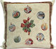 Dimeco Christmas Decorative Square Pillowcase Beige 45x45pcs