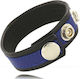 Leather Body Leder Körper Cock Ring Schwanz Leder Black / Blue
