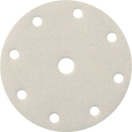 Smirdex 510 White Line Orbital Sander Sanding Sheet K40 with 6 Holes 150x150mm