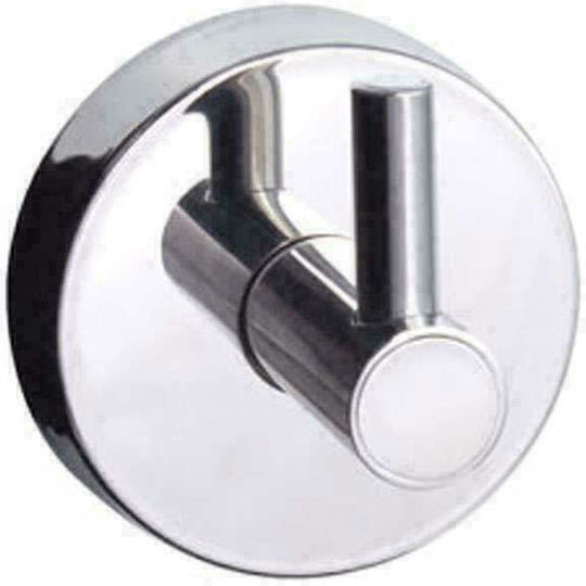 Karag Moderno Single Wall-Mounted Bathroom Hook ​5.2x6cm Silver