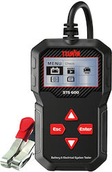 Telwin STS600 Digitaler Batterietester mit Krokodilklemmen