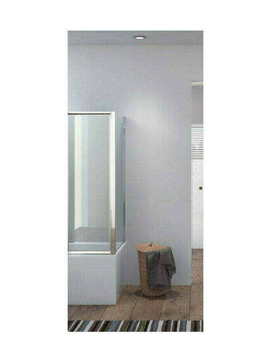 Karag SN-10 Σταθερό Πλαϊνό Μπανιέρας 80x148cm Clear Glass