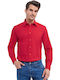 Long Sleeve Shirt in Regular Fit Red