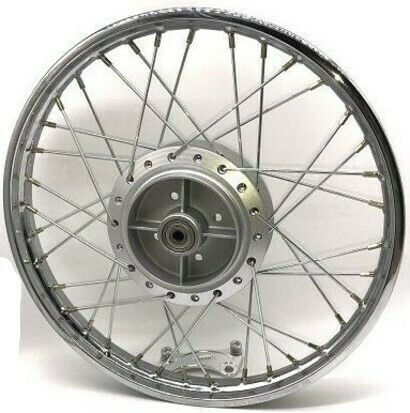 TEC Πίσω Ζάντα Μοτοσυκλέτας Ζάντα Πίσω για Yamaha Crypton-X 135 / Crypton T110 Ασημί 47802012