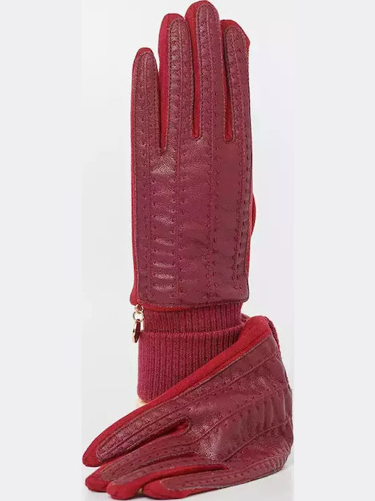 Fragola GL-06 Бордо Женски Ръкавици GL06-bordo