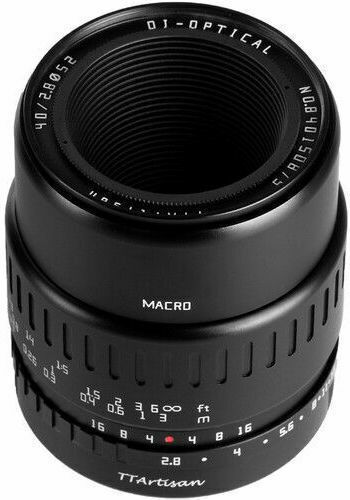 TTArtisan Crop Camera Lens 40mm f/2.8 Macro for Fujifilm X Mount Black