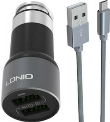 Ldnio C303 Handy-Autoladegerät 3.6A mit 2xUSB-A...