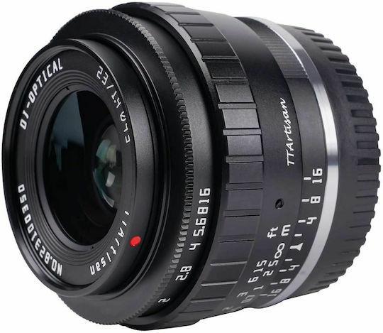 TTArtisan Crop Camera Lens 23mm F/1.4 APS-C for Fujifilm X Mount Black