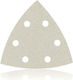 Smirdex 510 White Line Delta Sanding Sheet K180 with 6 Holes 95x95mm