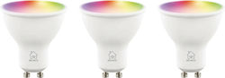 Deltaco Smart LED 5W GU10 RGB 3τμχ