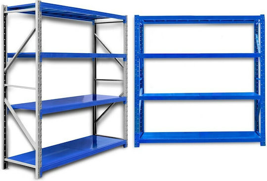Ραφιέρα Dexion 200x60x250εκ. με 4 Ράφια Συνολικής Αντοχής 800kg