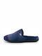 D52 Winterliche Herrenhausschuhe Blau 1222-0563-000003
