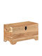 vidaXL Wooden Decorative Trunk Beige 73x39x41εκ.