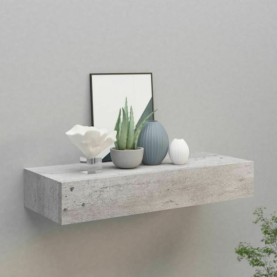 Wandregal Grau 60x23.5x10cm