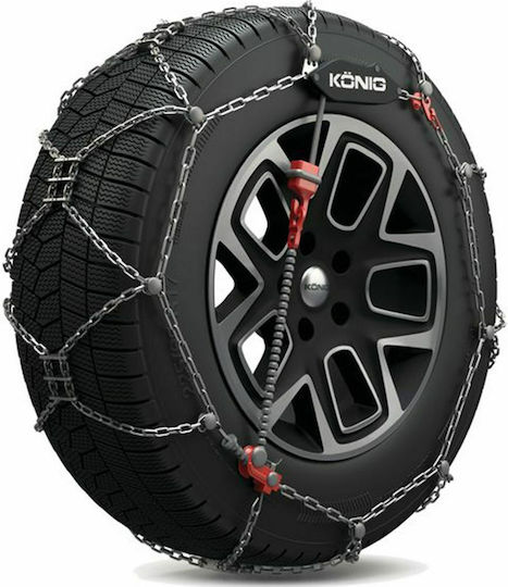 Konig XG Cross No 223 Anti-slip Chains Thickness 9mm Passenger & 4x4 Car 2pcs