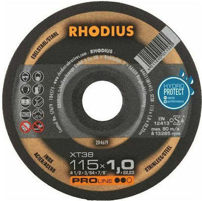 Rhodius XT38/115Χ1 Slicer/Coarse Grater Disc Metal 115mm 1pcs