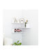 Corner Shelf Wall White 40x40x50cm