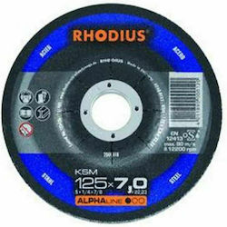 Rhodius RS2125X7 Slicer/Coarse Grater Disc Metal 125mm 1pcs