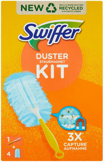 Swiffer Φτερό Ξεσκονίσματος με Λαβή & Ανταλλακτικά 5τμχ