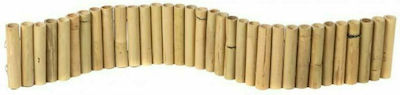 Aria Trade Wooden Garden Border in Beige Color 15cm x 1.0m