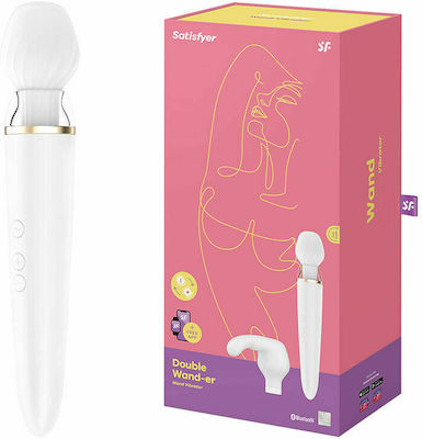 Satisfyer Double Wand-er Vibrator Massage White