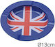 Metallic Cigarette Ashtray Multicolour Great Britain 13cm
