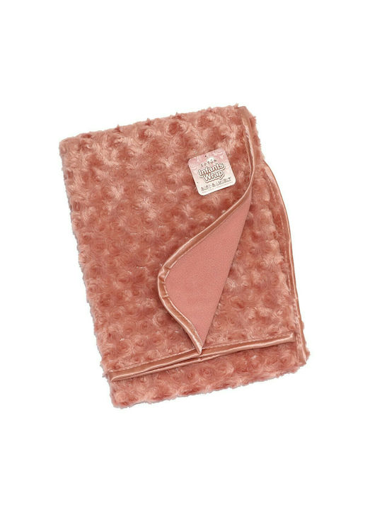 Soft Touch Decke Wickeltücher für Kinderzimmer Rose Mink Samt Rosa 75x100cm