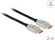 DeLock Cable DisplayPort male - DisplayPort male 2m Μαύρο (87041)