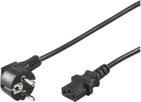 Goobay Schuko - IEC C13 Cable 2m Μαύρο 50077