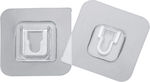 Wenko Double-sided Adhesive Hooks Plastic Hanger Kitchen Hook with Sticker White 5pcs