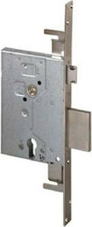 Cisa Recessed Lock with Cylinder Silver