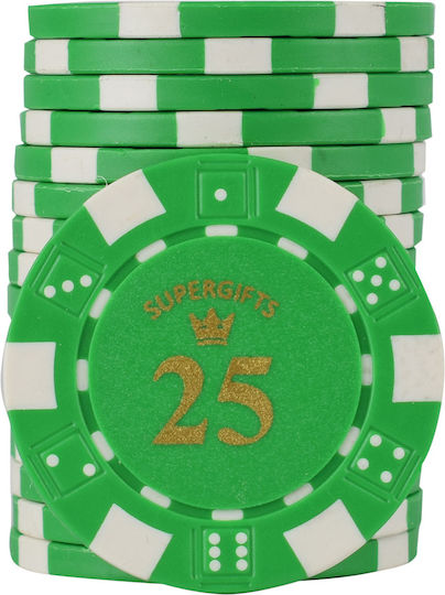 Σετ 25 Αριθμημένες Μάρκες Poker 38mm