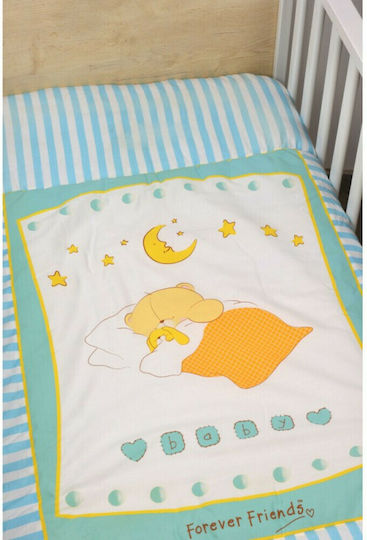 Baby Oliver Bettdecke Für Krippe Baumwolle Mehrfarbig 100x140cm