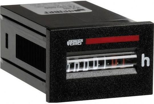 Vemer HM30-230 Operating Hour Counter for Electric Panel Analog Door / Recessed Single Phase