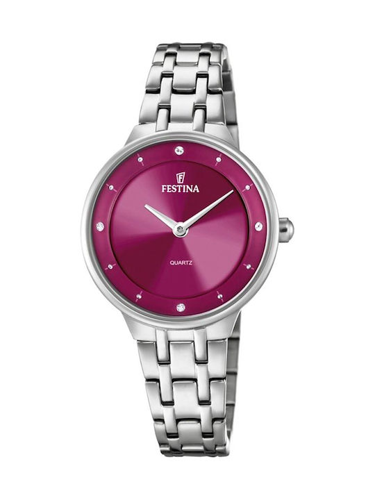 Festina Mademoiselle Γυναικείο Ρολόι 30.5mm Μπα...