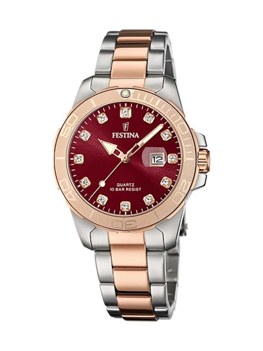 Festina Boyfriend Women's Watch with Metal Bracelet