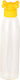 Benetton Rainbow Bottle Water Glass with Screw Cap Yellow 500ml