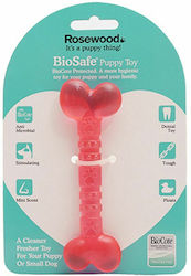 Rosewood BioSafe Puppy Plastic Small Bone Dog Toy 12cm Pink Rosewood BioSafe Puppy Plastic Small Bone Dog Toy 12cm Pink