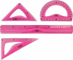 Set 4 Instrumente Geometrice Plastice 117111