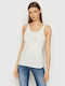 Guess Women's Summer Blouse Sleeveless White