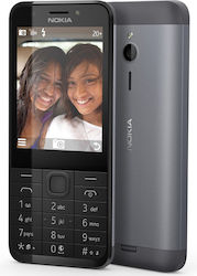 Nokia 230 Две SIM карти Мобилен телефон с Бутони (Меню на английски език) Dark Silver Nokia 230 Две SIM карти Мобилен телефон с Бутони (Меню на английски език) Dark Silver